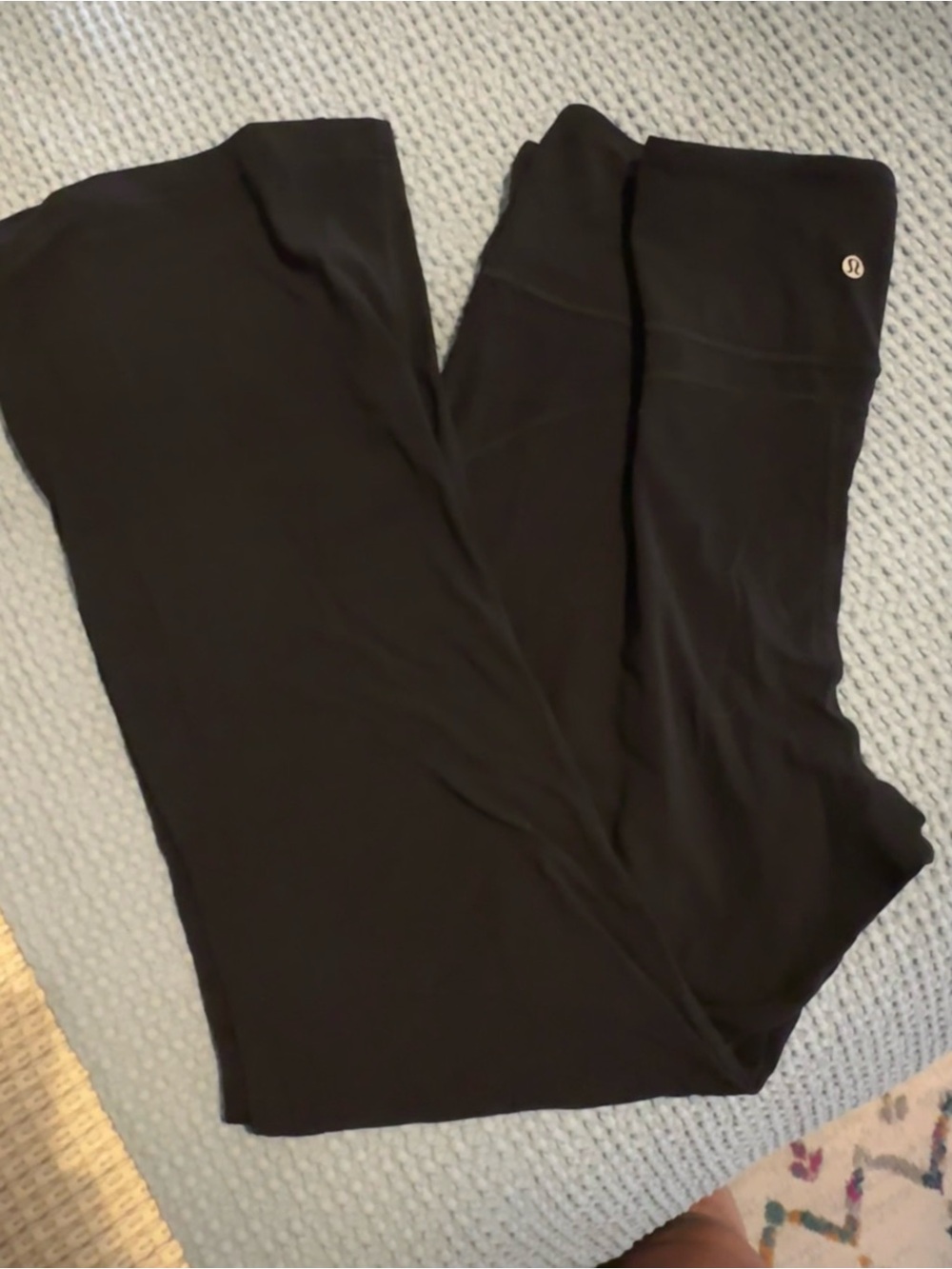 lululemon athletica Black Wide-Leg Women's Pants with High Waist